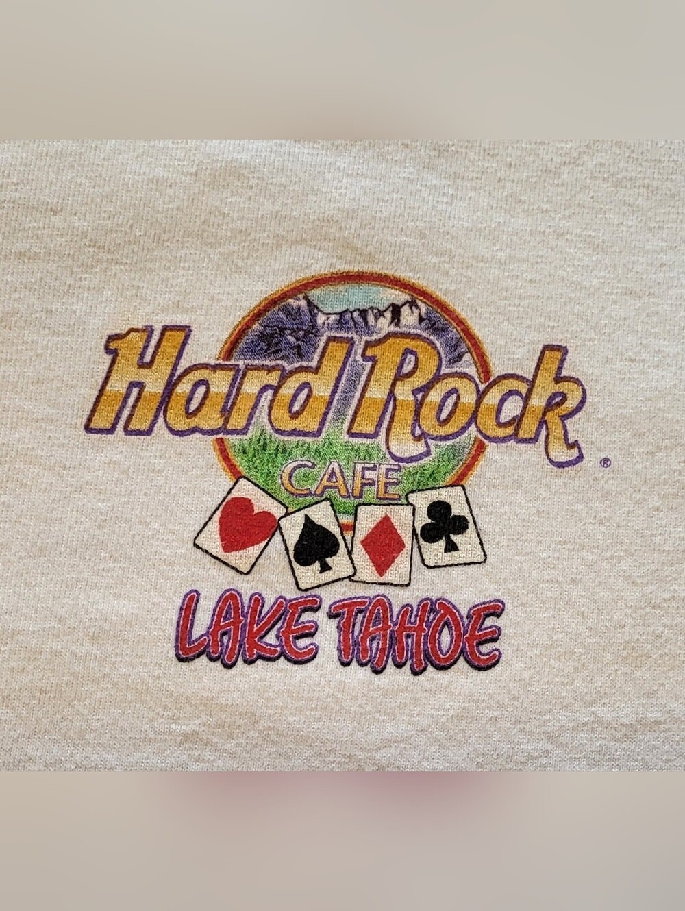 Vntg. 90's Hard Rock Cafe Tshirt (Lake Tahoe) Casino Edition